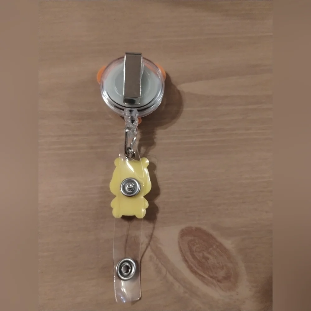 🐻✨ Cute Disney Winnie the Pooh Honey Bee ID Badge Reel Holder, Nurse, CNA
